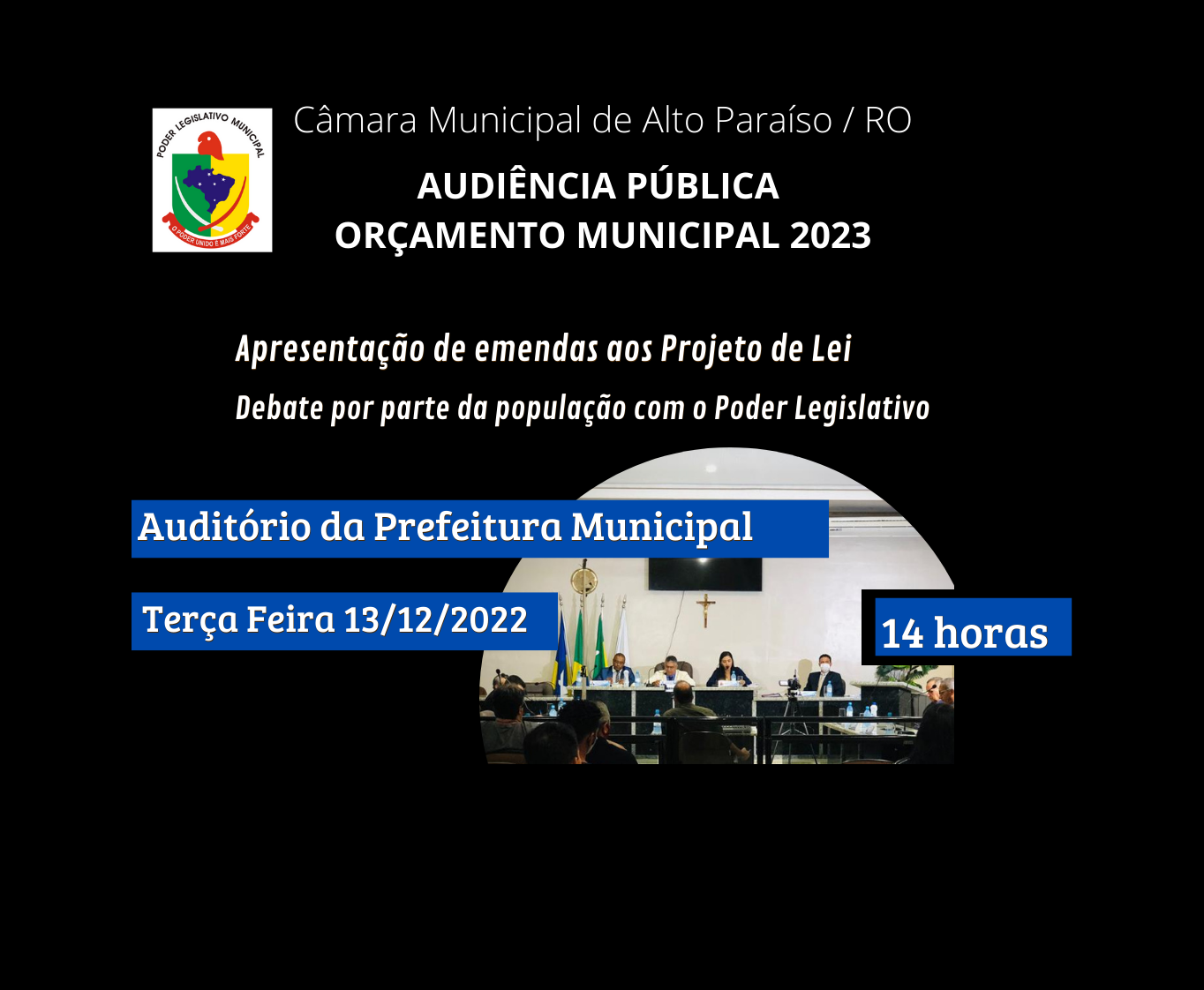 AUDIÊNCIA PÚBLICA - ORÇAMENTO 2023